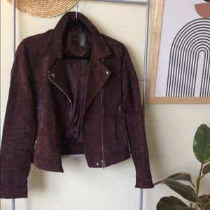 BlankNYC Suede Moto Jacket